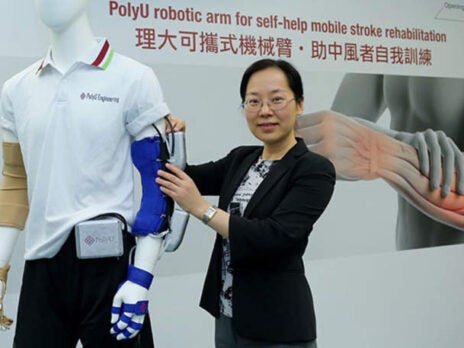 Hong Kong researchers create robotic arm to help stroke patients