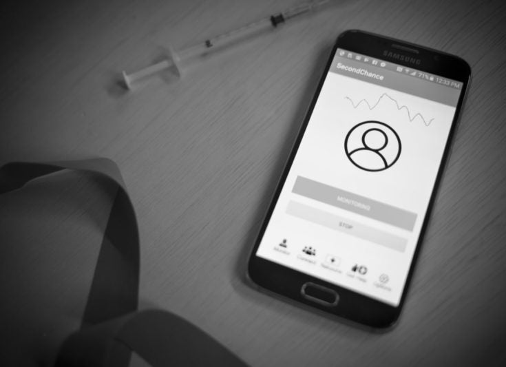 Second Chance for opioid users, a smartphone app to detect overdose