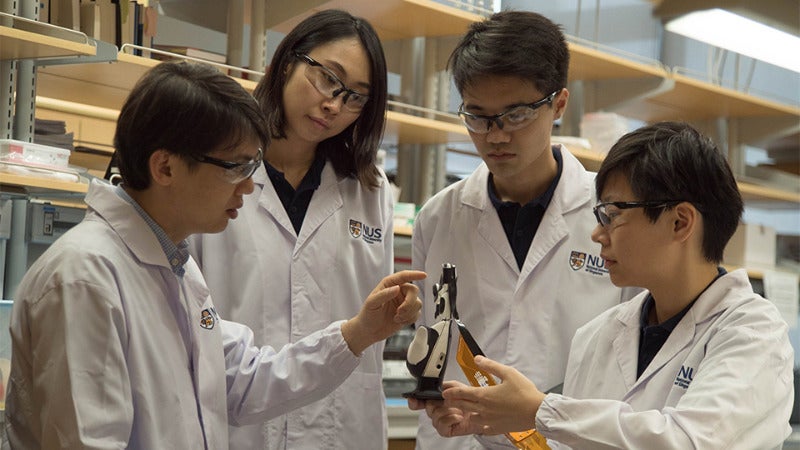 NUS develops electronic skin with enhanced sense of touch