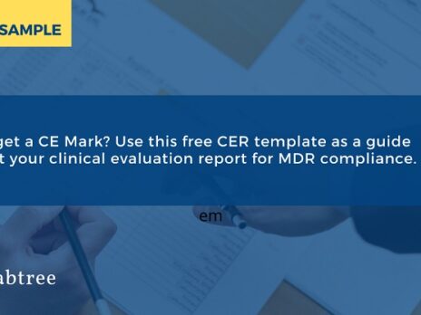 Clinical Evaluation Report template: a free resource for medical device manufacturers