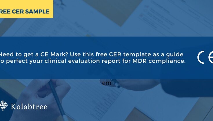 Clinical Evaluation Report template: a free resource for medical device manufacturers