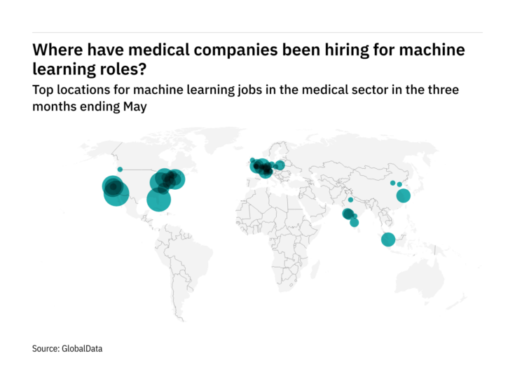 Machine learning: North America sees hiring rise in medical industry roles