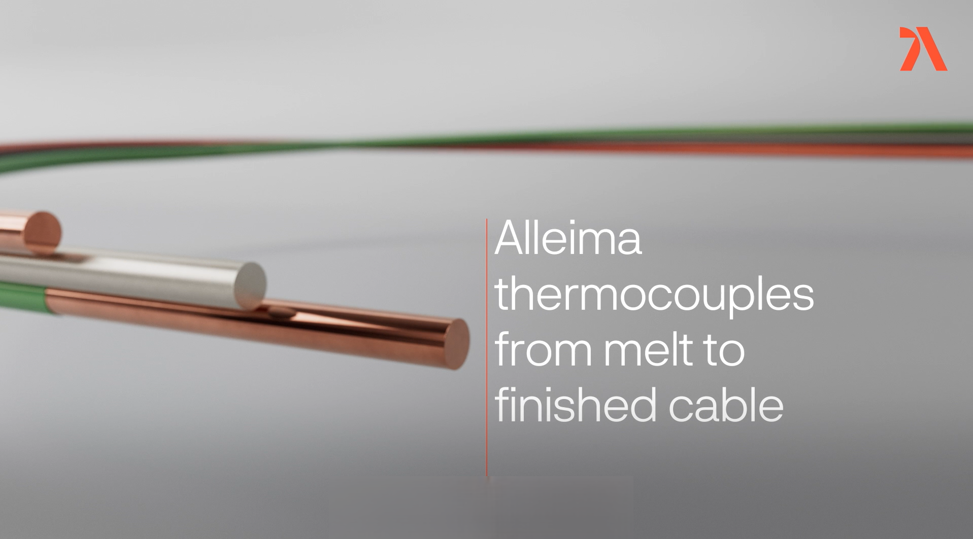Alleima thermocouples from melt to finished cable