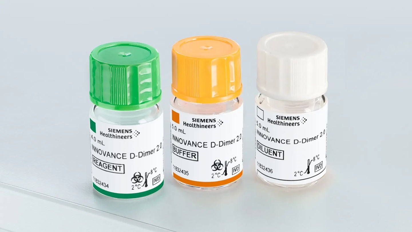 Siemens Healthineers introduces Innovance D-Dimer 2.0 assay