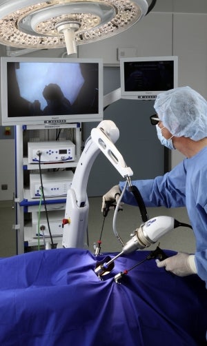 The 3D laparoscopy system 'Einstein Vision' offers spatial vision in full-HD standard (Photo: Schölly)